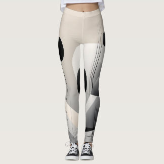 Leggings with a modern design reflecting simplicit