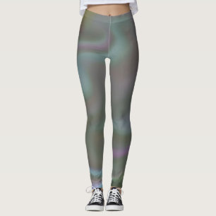 Leggings with Abstract Colourful Flow Design