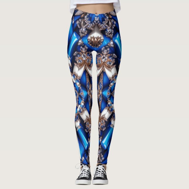 Leggings with Argentinian Colors design (Front)