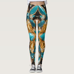 Leggings with Bahamas Colors design