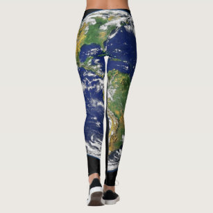 Globe print sale leggings