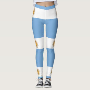 Leggings with flag of Argentina