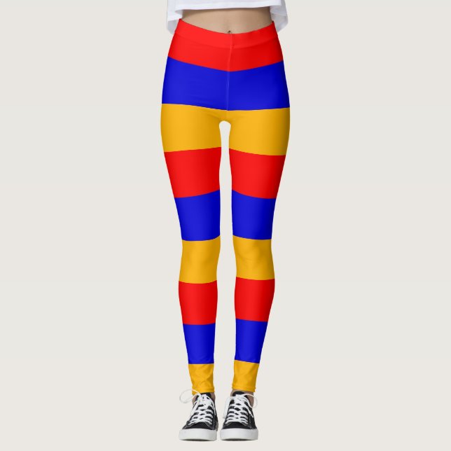 Leggings with flag of Armenia (Front)