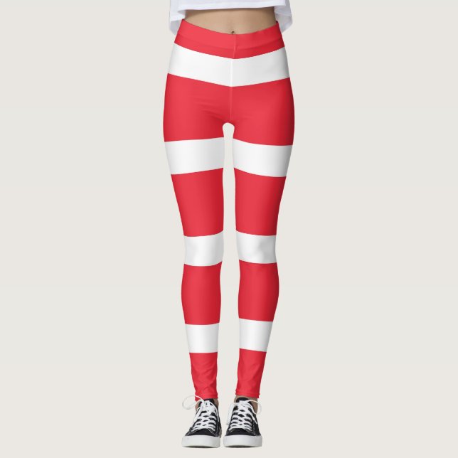 Leggings with flag of Austria (Front)
