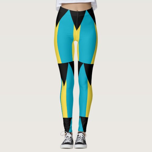 Leggings with flag of Bahamas