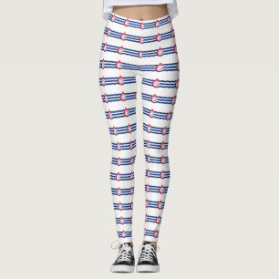 Leggings with flag of Cincinnati City, USA