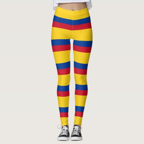 Leggings with flag of Colombia