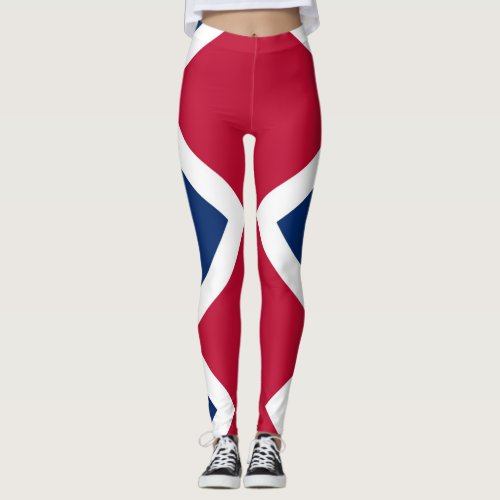 Leggings with flag of Denver Colorado State USA