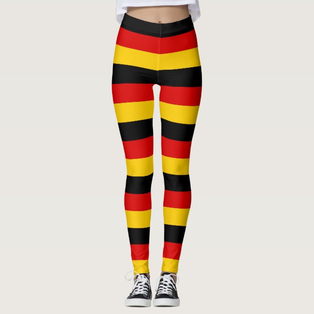 Leggings with flag of Germany (Front)