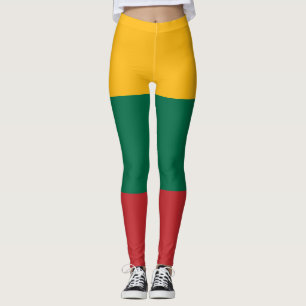 Leggings with flag of Lithuania