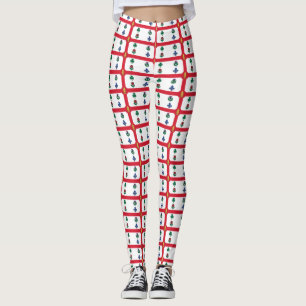 Leggings with flag of Montreal, Canada