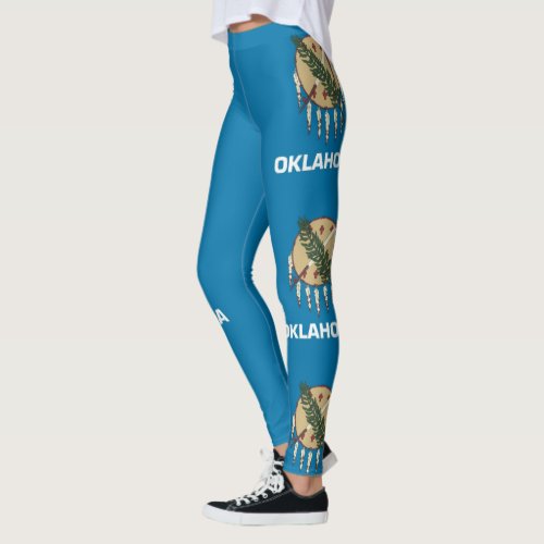 Leggings with flag of Oklahoma State USA