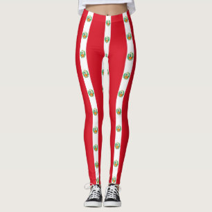 Leggings with flag of Peru