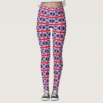 Leggings With Flag Of United Kingdom by AllFlags at Zazzle