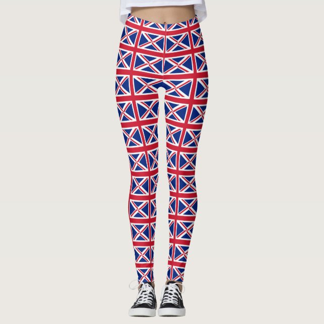 Leggings with flag of United Kingdom (Front)