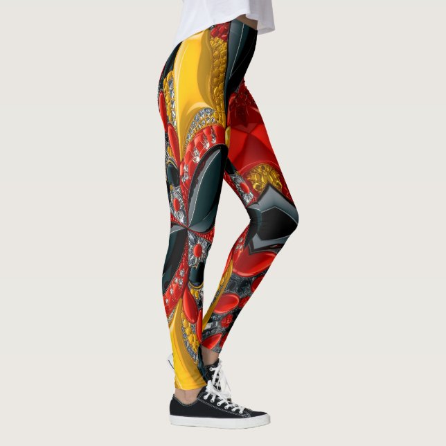 Leggings with Germany Colors design (Right)