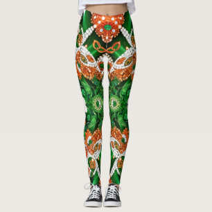 Leggings with Irish Colors design