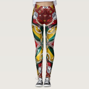 Leggings with Los Angeles Colors design