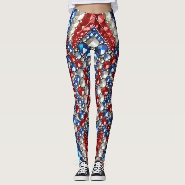 Leggings with Netherlands Colors design (Front)