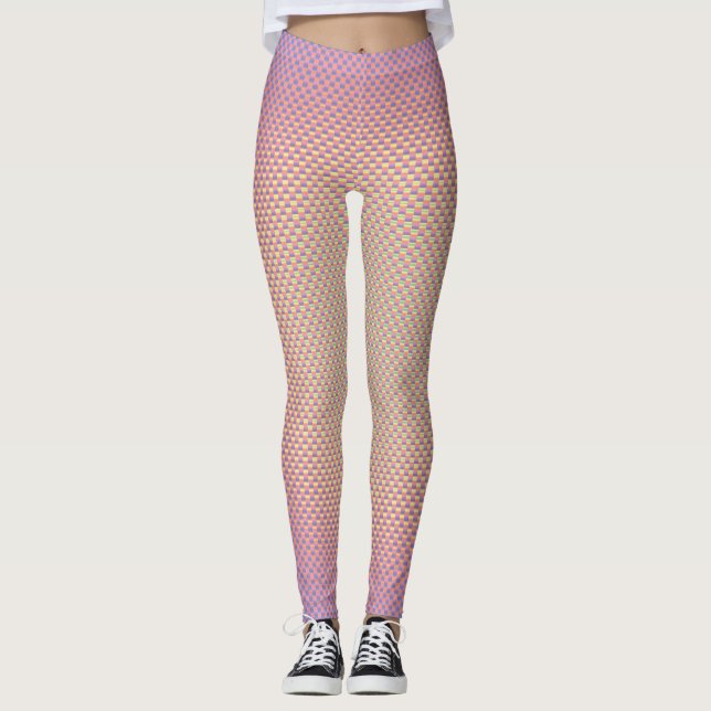 Leggings with pearl carbon fiber pattern 2 (Front)