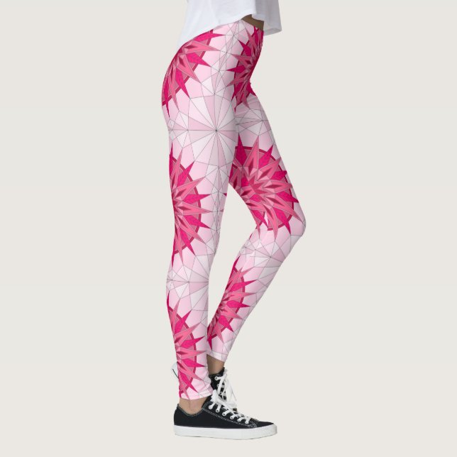 Leggings with pink lovely art (Right)