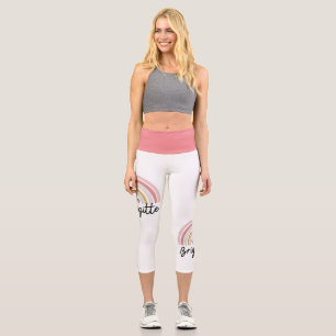 Leggings with Rainbow Design