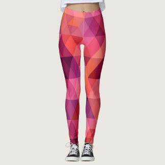 Leggings with Whimsical Multi-Color Design