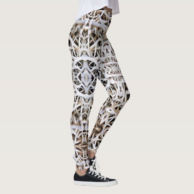 Leggings Yoga Pants Elk Antlers (Right)