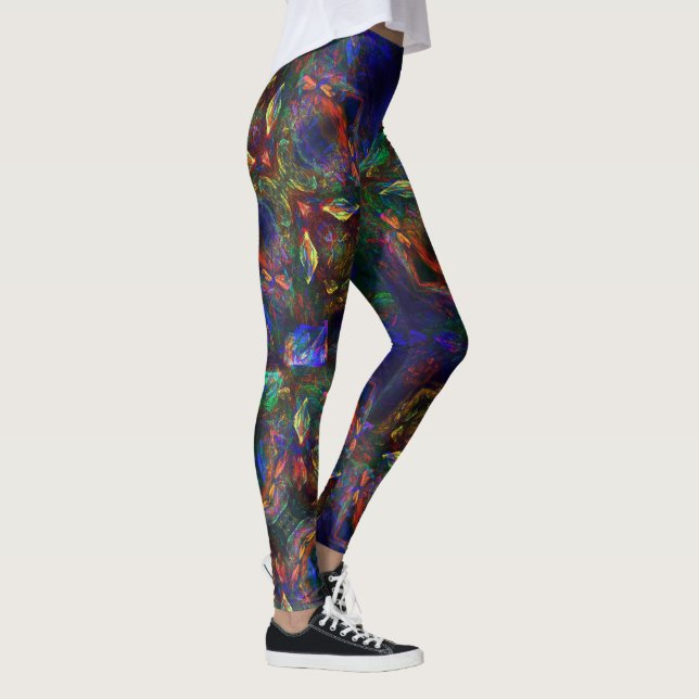 Leggings Yoga Pants Fiery Opal (Right)