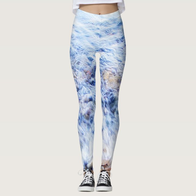 Leggins cool blue water leggings (Front)