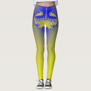Leggins in yellow breakthrough style leggings