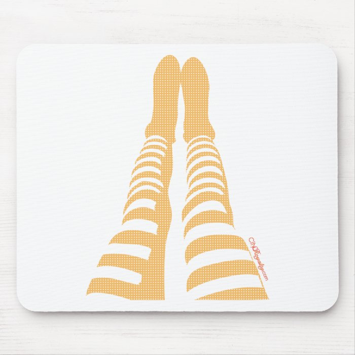 Leggy Blonde Mouse Pads