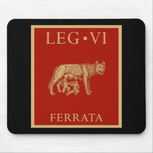 Legio VI Ferrata: Ancient Roman Legion Vexillum Mouse Pad