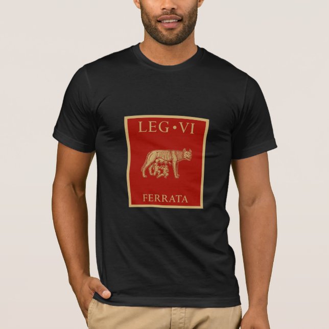 Legio VI Ferrata: Ancient Roman Legion Vexillum T-Shirt (Front)