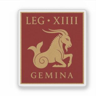 Legio XIV Gemina Roman Legion Emblem Sticker