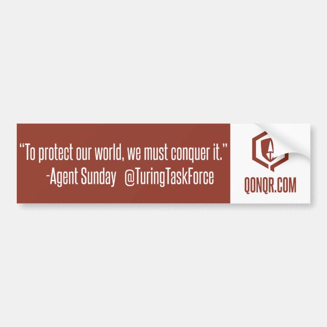 Legion Conquer It Bumper Sticker (Front)