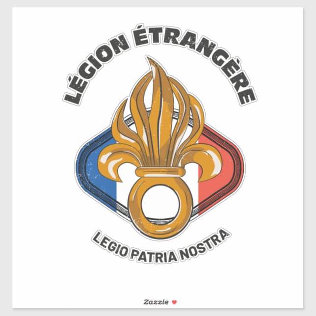 Legion Etrangere Military Foreign Legion Sticker (Sheet)