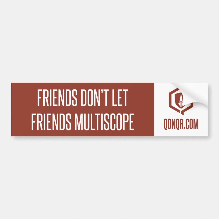 Legion Friends Multiscope Bumper Stickers