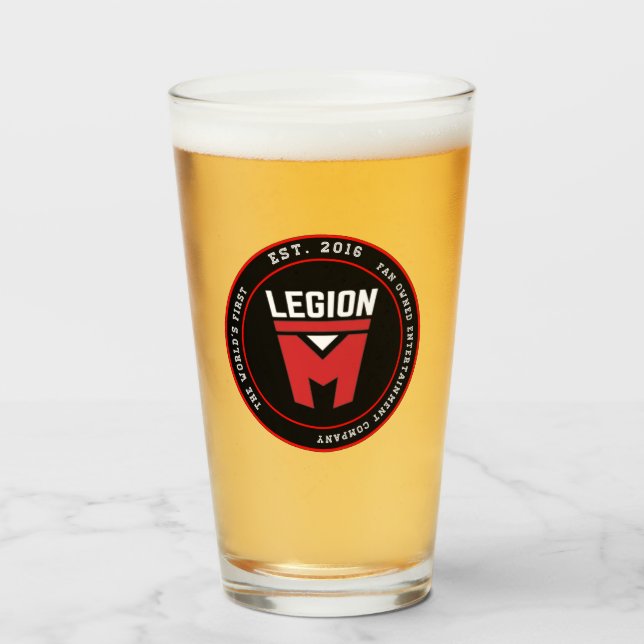 Legion M Glassware Glass (Front Filled)