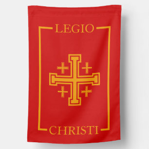 Legion of Christ Christian Banner House Flag