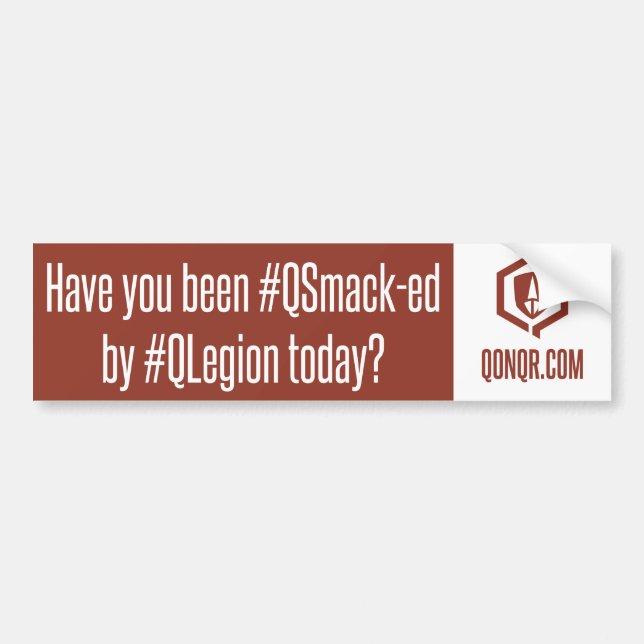 Legion QSmack Bumper Sticker (Front)