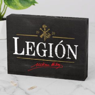 Legion Wooden Box Sign