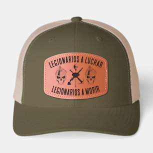 LEGIONARIOS A LUCHAR LEATHER PATCH HAT