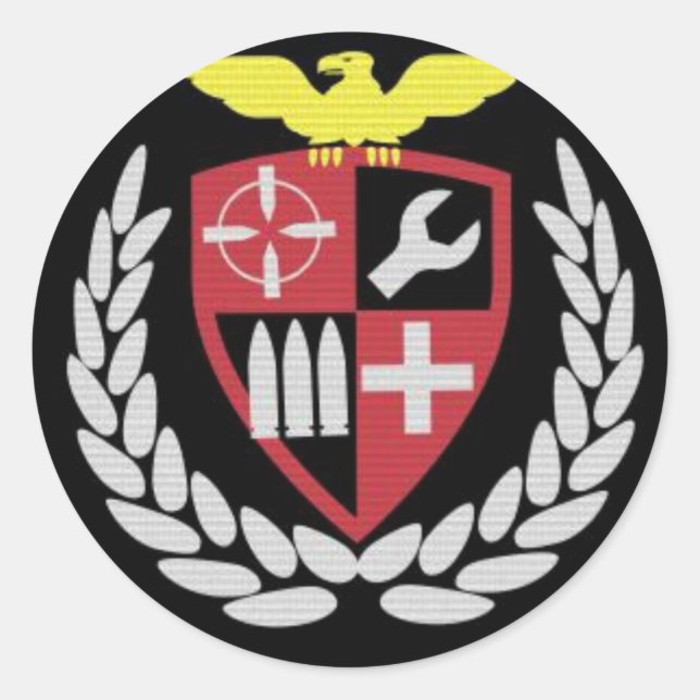 Legionary airsoft team classic round sticker (Front)