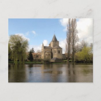 L'eglise Jazeneuil Postcard by pamelajayne at Zazzle