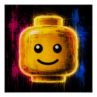 LEGO Head Poster