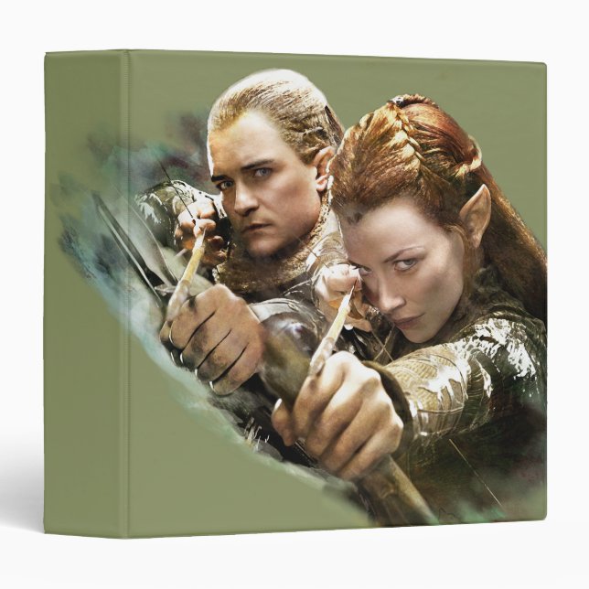 LEGOLAS GREENLEAF™ and TAURIEL™ Graphic 3 Ring Binder (Front/Spine)