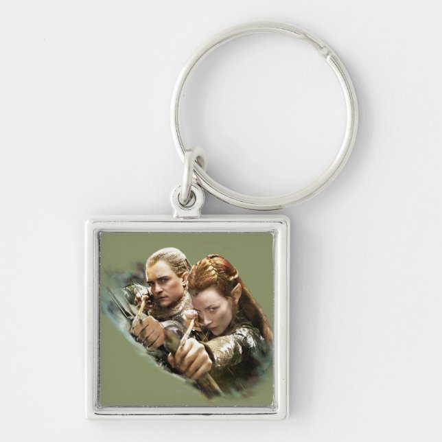 LEGOLAS GREENLEAF™ and TAURIEL™ Graphic Keychain (Front)