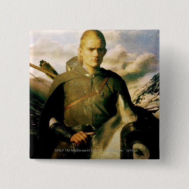 LEGOLAS GREENLEAF™ Close Up on Horse Button (Front)