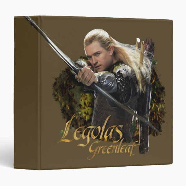LEGOLAS GREENLEAF™ Drawing Bow Graphic Binder (Front/Spine)